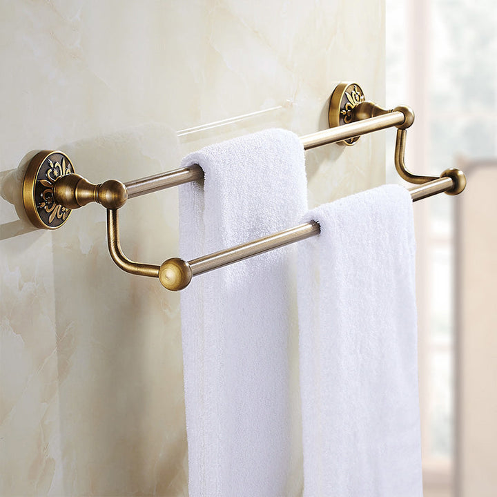 Lisslune | Traditional Bathroom Accessory Hardware Set Brass Bathroom Hardware