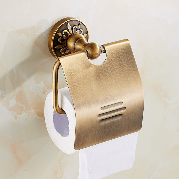Lisslune | Traditional Bathroom Accessory Hardware Set Brass Bathroom Hardware