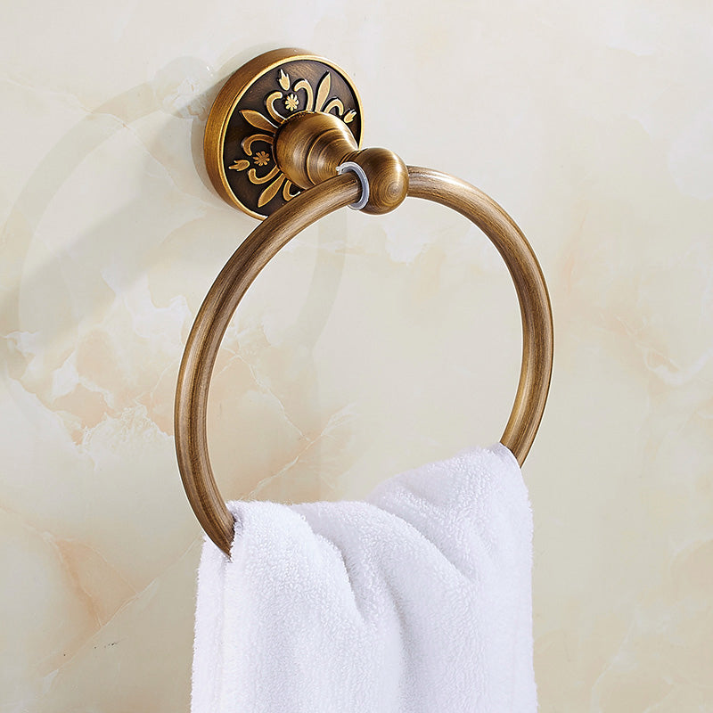 Lisslune | Traditional Bathroom Accessory Hardware Set Brass Bathroom Hardware