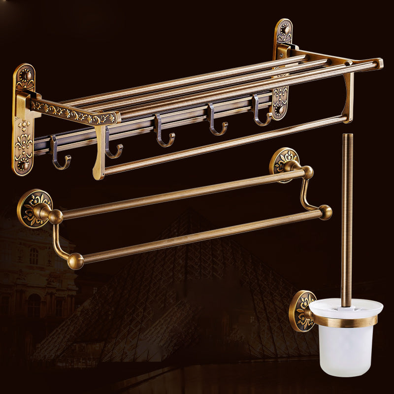 Lisslune | Traditional Bathroom Accessory Hardware Set Brass Bathroom Hardware