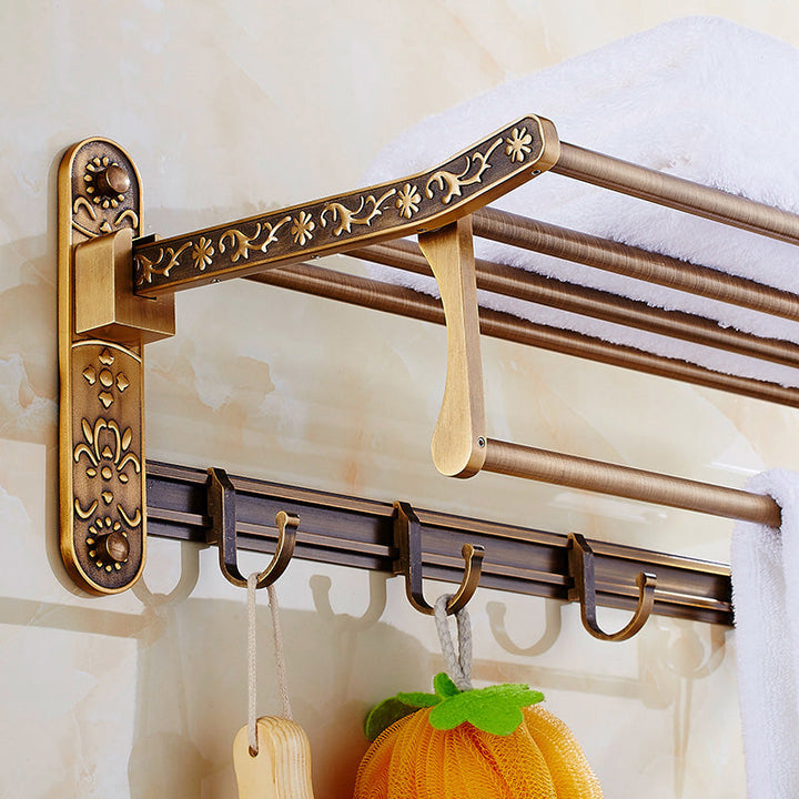Lisslune | Traditional Bathroom Accessory Hardware Set Brass Bathroom Hardware