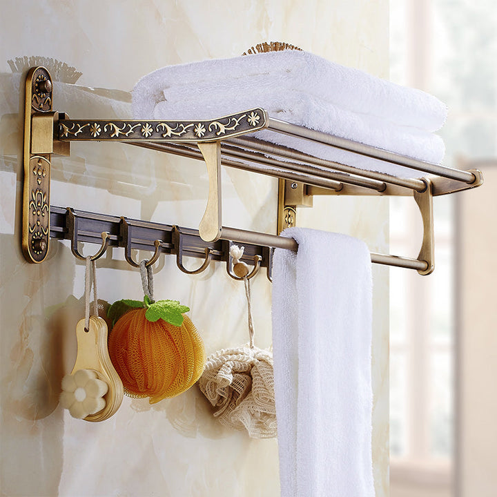 Lisslune | Traditional Bathroom Accessory Hardware Set Brass Bathroom Hardware