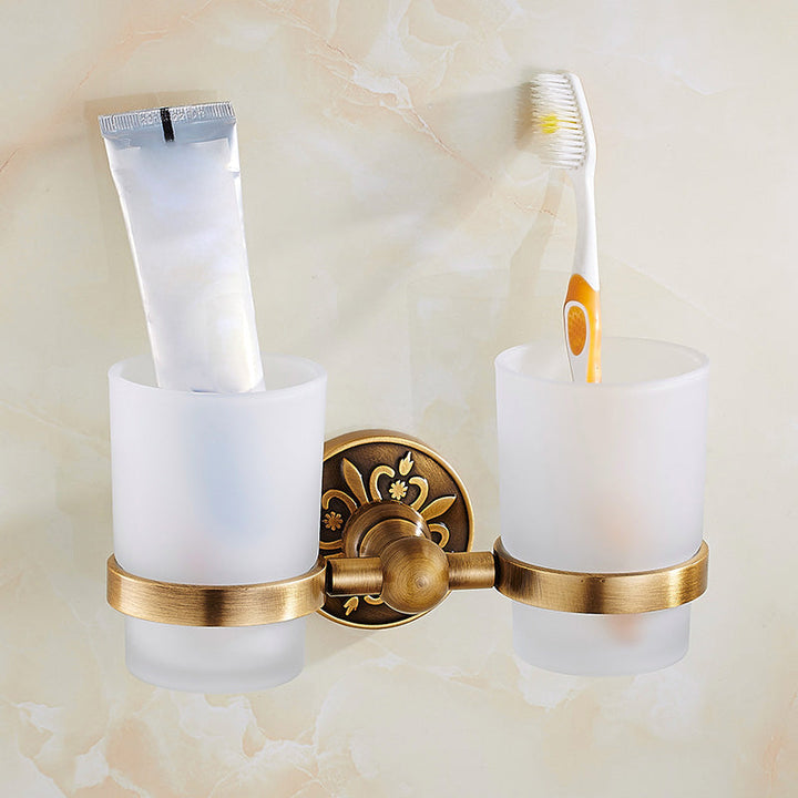 Lisslune | Traditional Bathroom Accessory Hardware Set Brass Bathroom Hardware