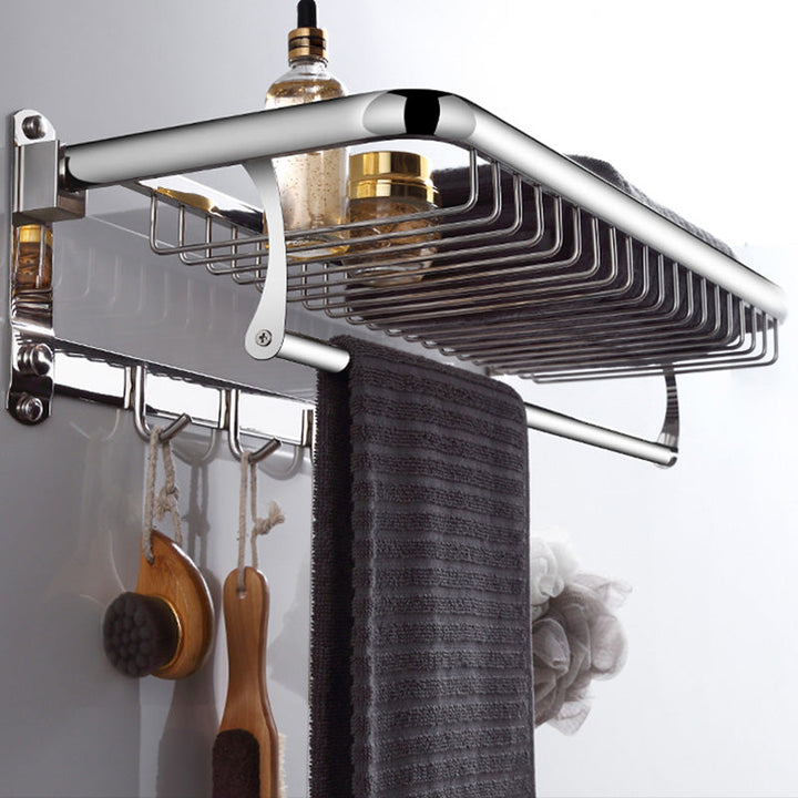 Lisslune | Modern Bathroom Accessories Hardware Set Silver Bathroom Hardware