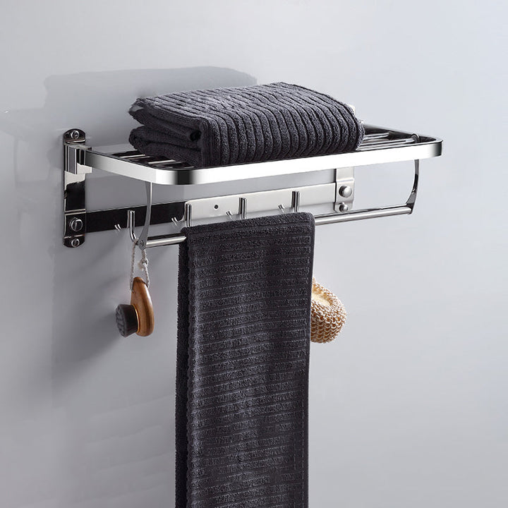 Lisslune | Modern Bathroom Accessories Hardware Set Silver Bathroom Hardware