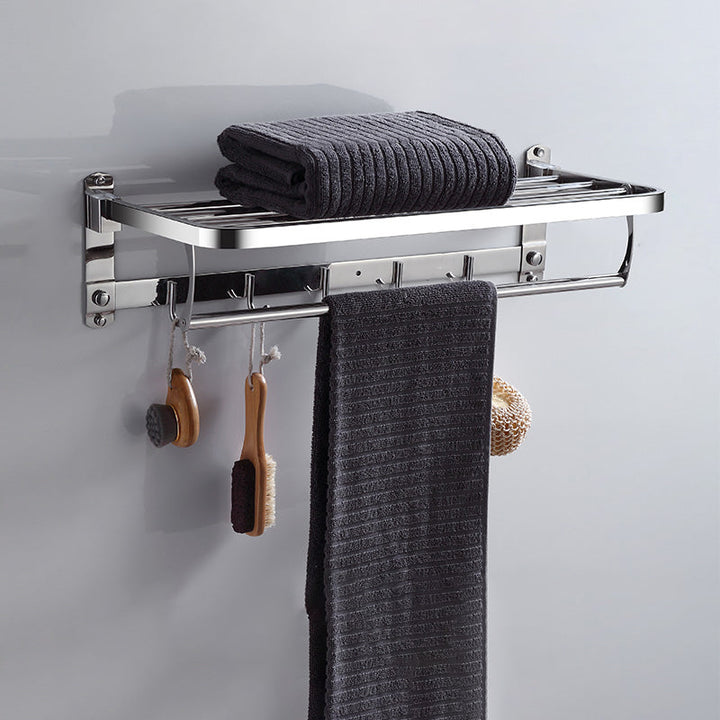 Lisslune | Modern Bathroom Accessories Hardware Set Silver Bathroom Hardware