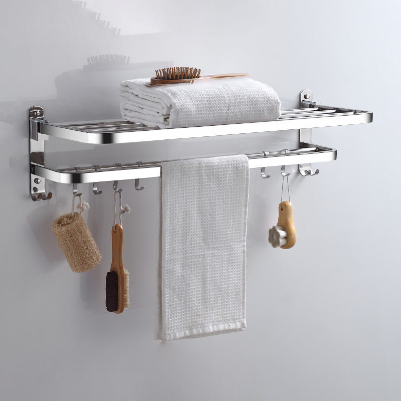 Lisslune | Modern Bathroom Accessories Hardware Set Silver Bathroom Hardware