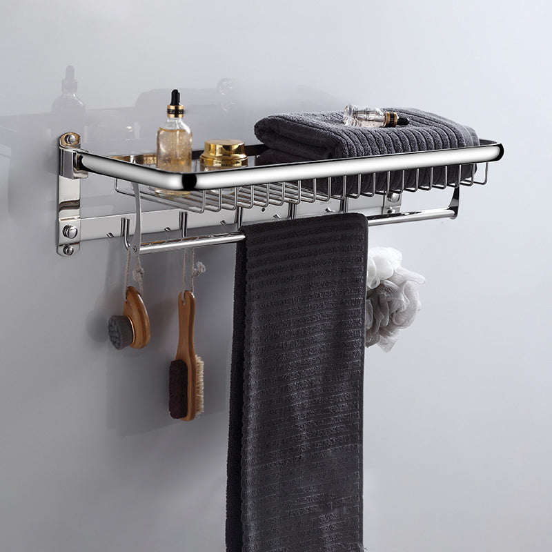 Lisslune | Modern Bathroom Accessories Hardware Set Silver Bathroom Hardware