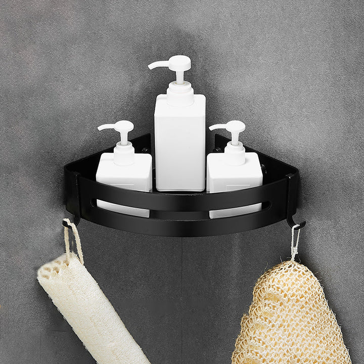 Lisslune | Contemporary Metal Bathroom Accessories Hardware Set with Bathroom Shelf