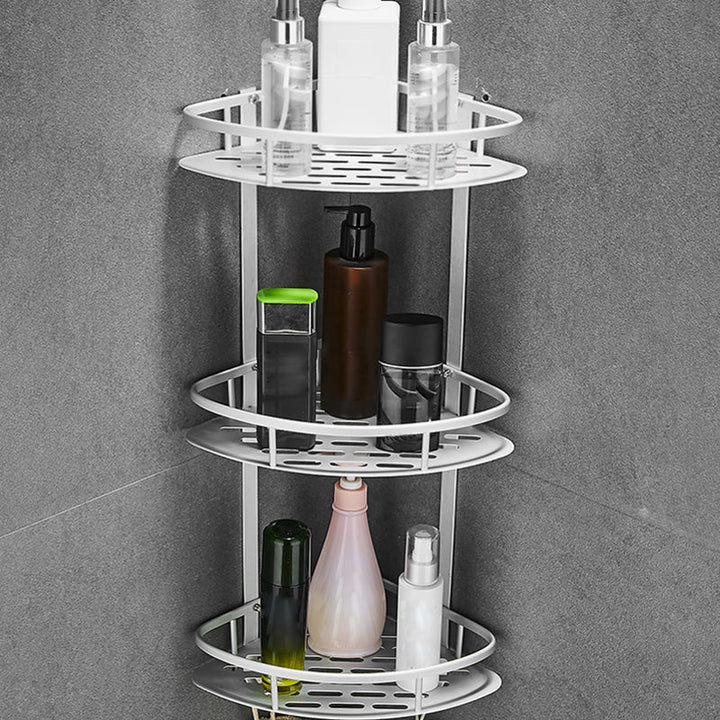 Lisslune | Contemporary Metal Bathroom Accessories Hardware Set with Bathroom Shelf