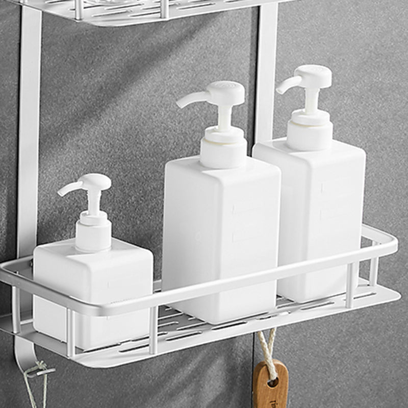 Lisslune | Contemporary Metal Bathroom Accessories Hardware Set with Bathroom Shelf