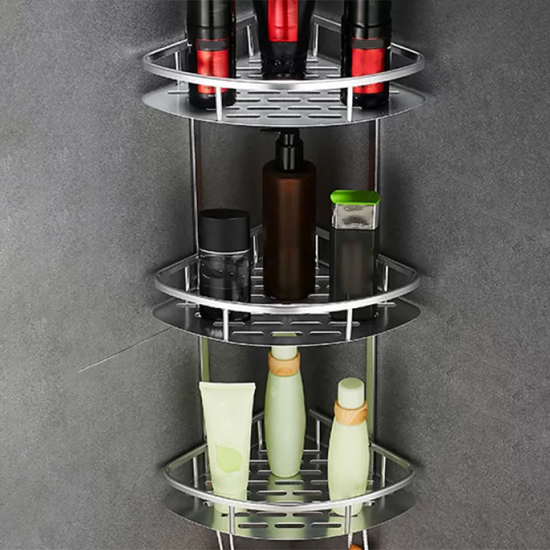 Lisslune | Contemporary Metal Bathroom Accessories Hardware Set with Bathroom Shelf