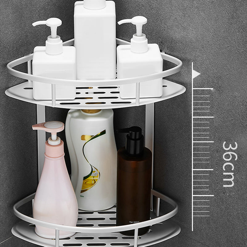 Lisslune | Contemporary Metal Bathroom Accessories Hardware Set with Bathroom Shelf