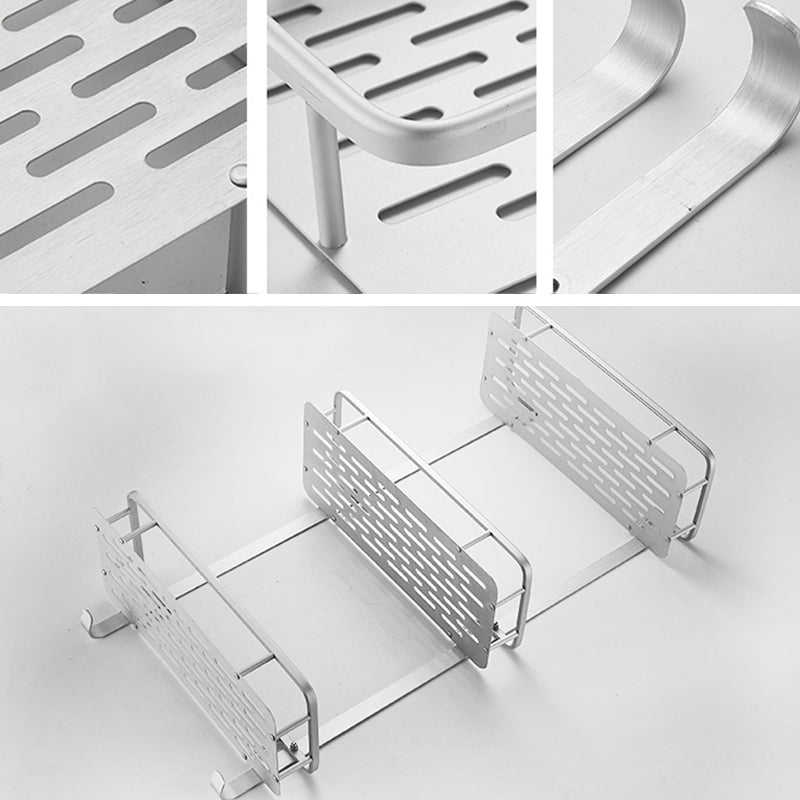 Lisslune | Contemporary Metal Bathroom Accessories Hardware Set with Bathroom Shelf