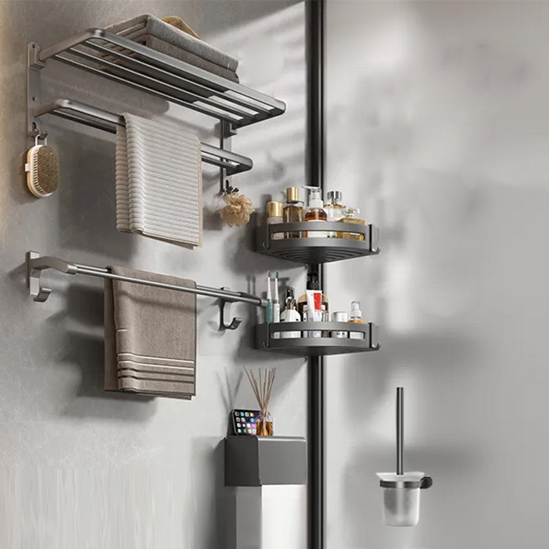 Lisslune | Modern Bathroom Accessories Hardware Set Gray Bathroom Accessories