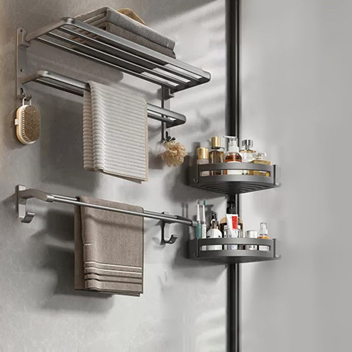 Lisslune | Modern Bathroom Accessories Hardware Set Gray Bathroom Accessories