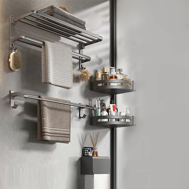 Lisslune | Modern Bathroom Accessories Hardware Set Gray Bathroom Accessories
