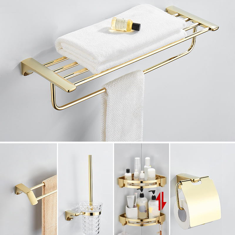 Lisslune | Modern Bathroom Accessory Mounting Kit Gold Bathroom Hardware