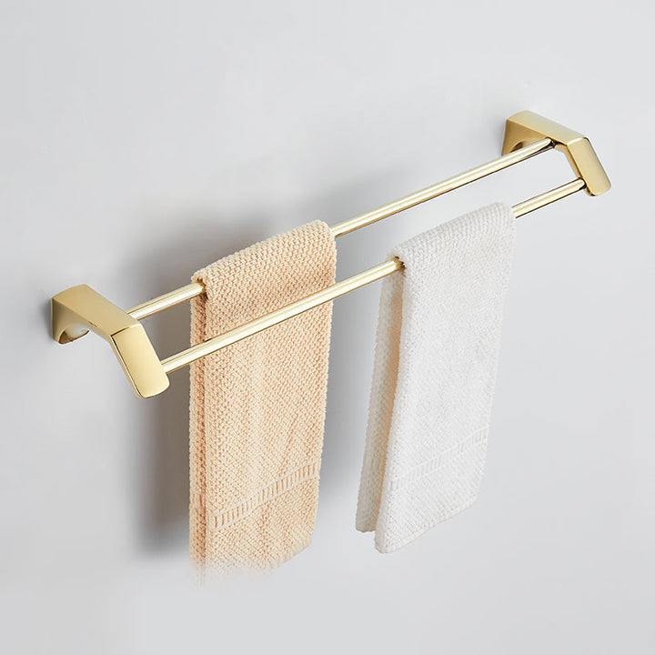 Lisslune | Modern Bathroom Accessory Mounting Kit Gold Bathroom Hardware