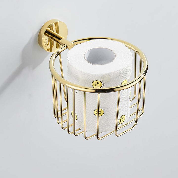Lisslune | Modern Bathroom Accessory Mounting Kit Gold Bathroom Hardware