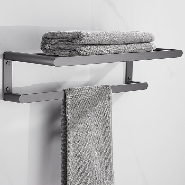 Lisslune | Gray Bathroom Accessory Set Modern Bathroom Accessories Hardware Set