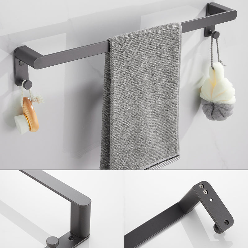 Lisslune | Gray Bathroom Accessory Set Modern Bathroom Accessories Hardware Set