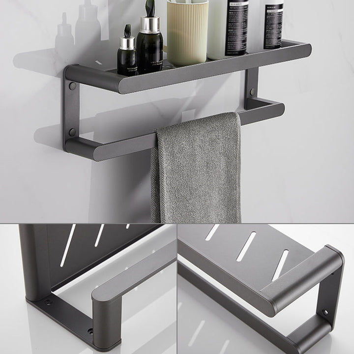 Lisslune | Gray Bathroom Accessory Set Modern Bathroom Accessories Hardware Set
