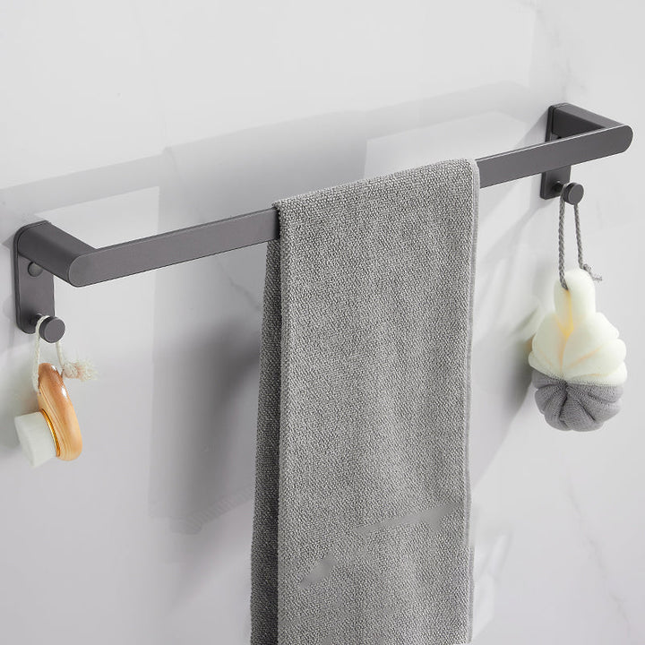 Lisslune | Gray Bathroom Accessory Set Modern Bathroom Accessories Hardware Set