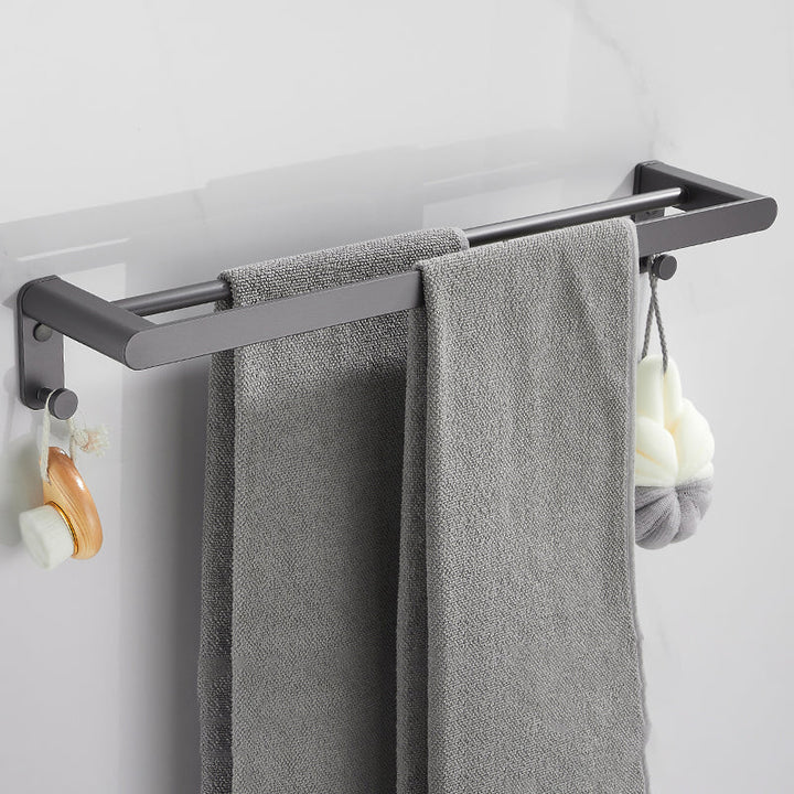 Lisslune | Gray Bathroom Accessory Set Modern Bathroom Accessories Hardware Set