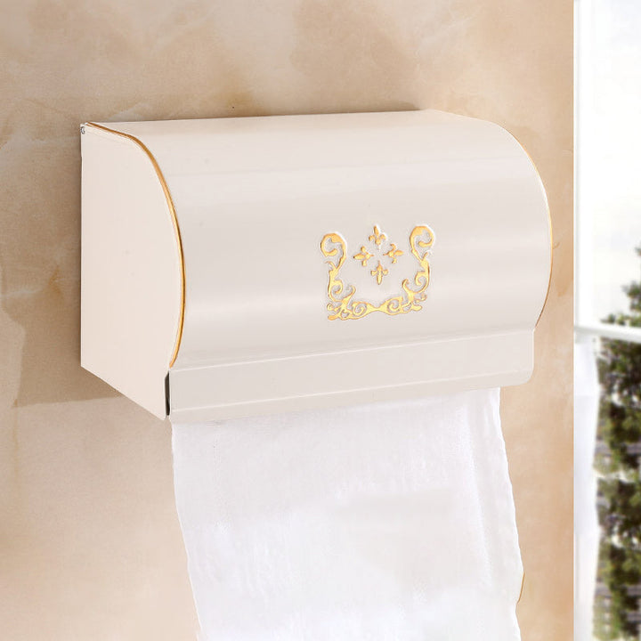 Lisslune | Traditional Metal Bathroom Accessories Hardware Set with Paper Holder