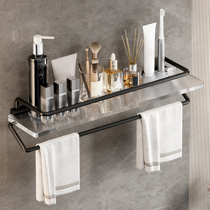Lisslune | Contemporary Black Metal Bathroom Accessories Single Piece or as a Set