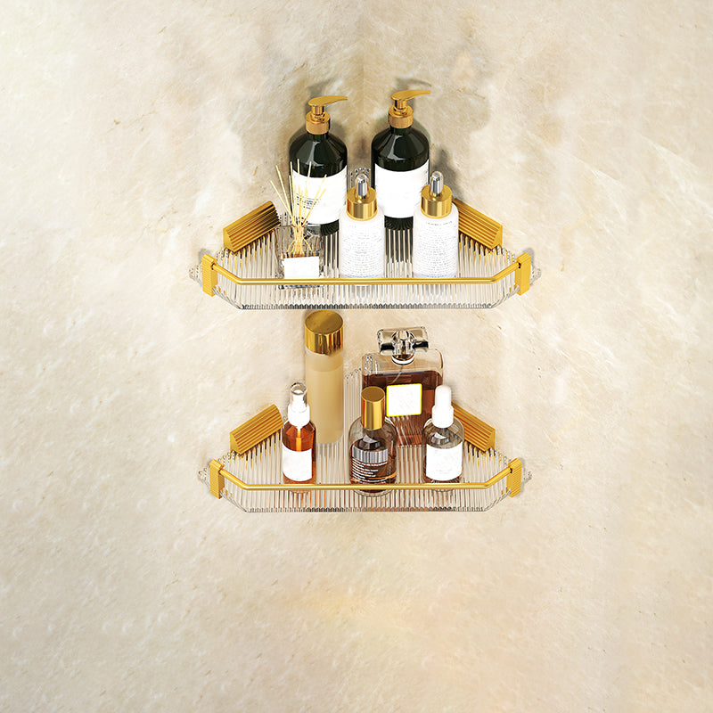 Lisslune | Modern 7-piece Bathroom Accessory Set Metal Bathroom Set in Gold
