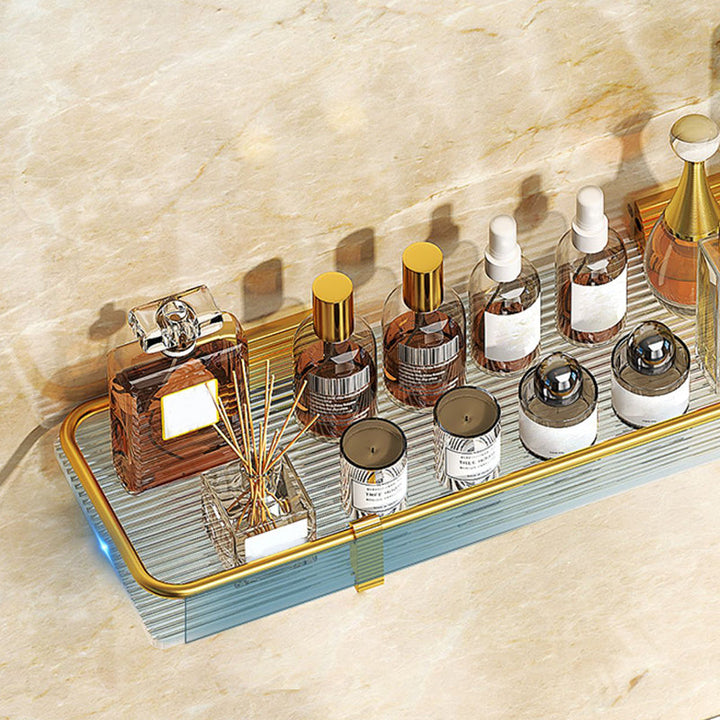 Lisslune | Modern 7-piece Bathroom Accessory Set Metal Bathroom Set in Gold