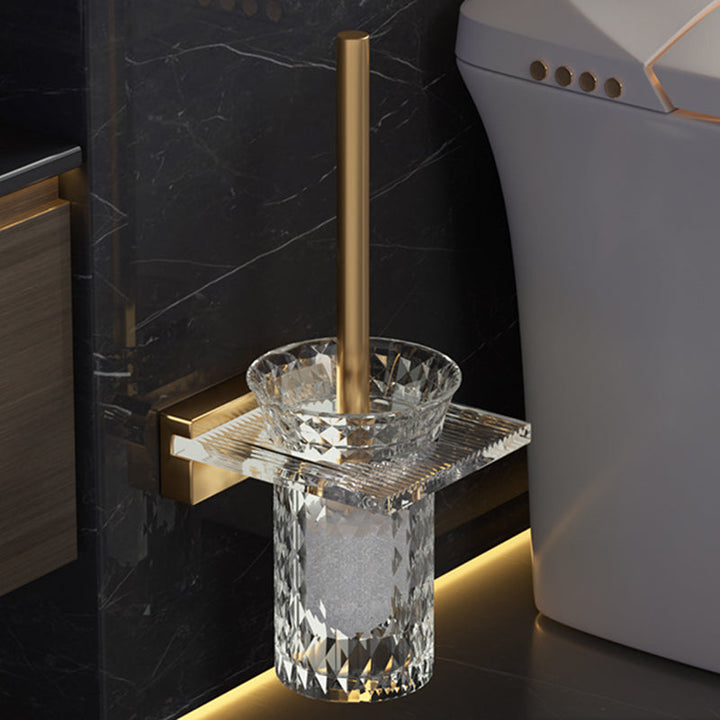 Lisslune | 6-piece Bathroom Set Aluminum and Acrylic Bathroom Accessories Hardware Set