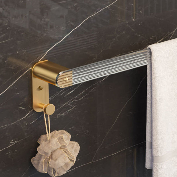 Lisslune | 6-piece Bathroom Set Aluminum and Acrylic Bathroom Accessories Hardware Set