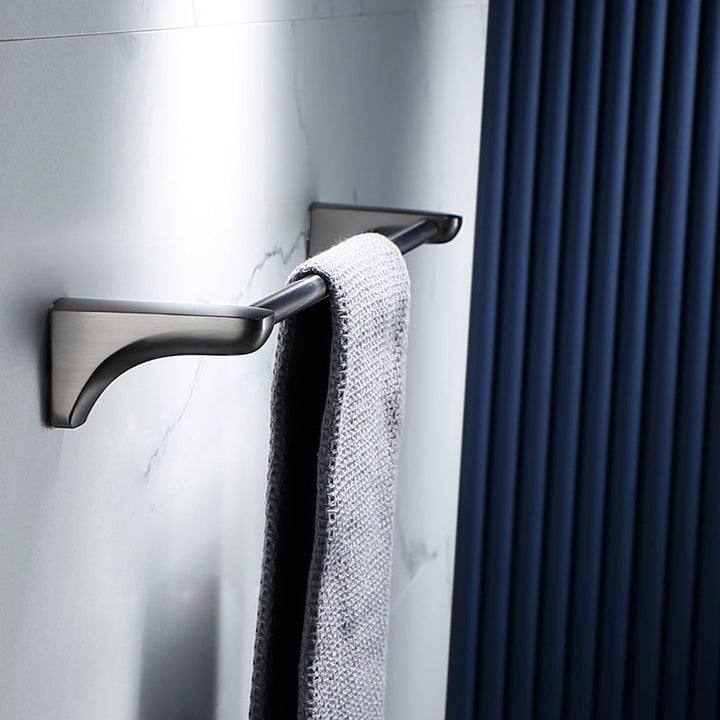 Lisslune | Gray traditional bathroom hardware set stainless steel bathroom accessory set