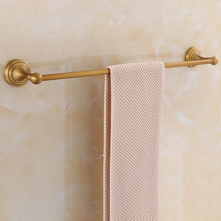 Lisslune | 4-piece traditional bathroom accessory set Gold Brass bathroom accessory hardware set