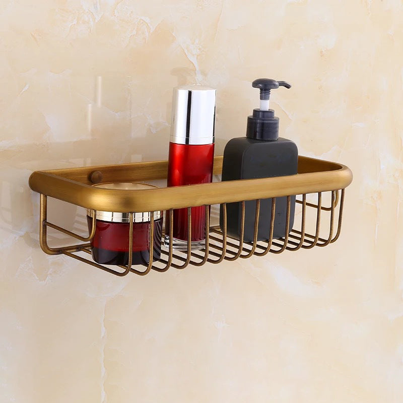 Lisslune | 4-piece traditional bathroom accessory set Gold Brass bathroom accessory hardware set