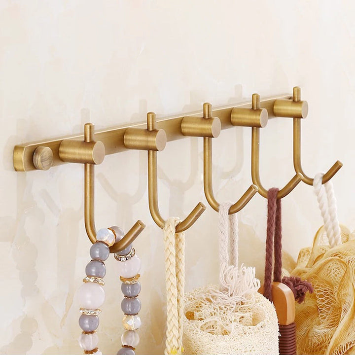 Lisslune | 4-piece traditional bathroom accessory set Gold Brass bathroom accessory hardware set