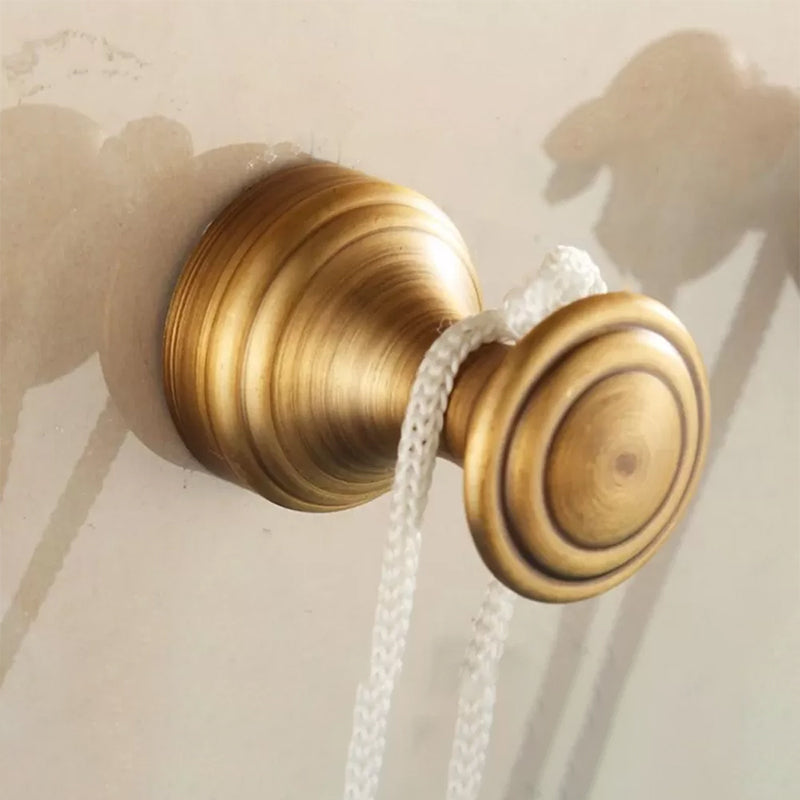 Lisslune | 4-piece traditional bathroom accessory set Gold Brass bathroom accessory hardware set