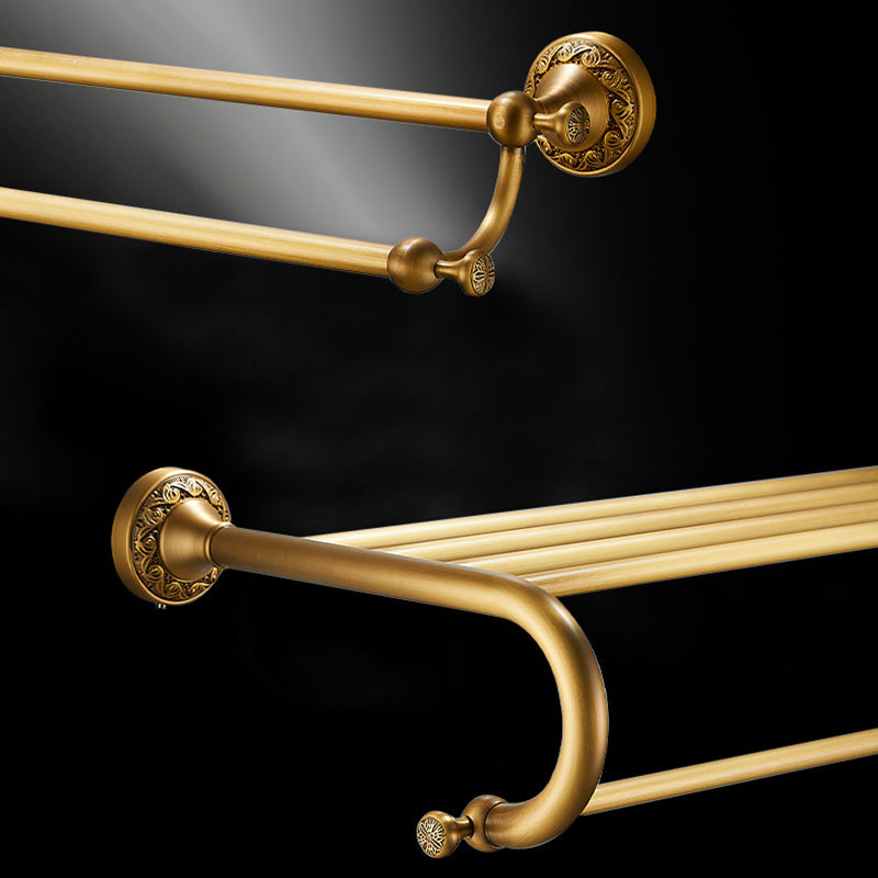 Lisslune | Traditional brushed brass bathroom accessories as a single piece or in a set