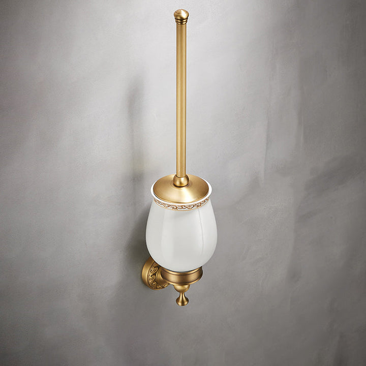 Lisslune | Traditional brushed brass bathroom accessories as a single piece or in a set