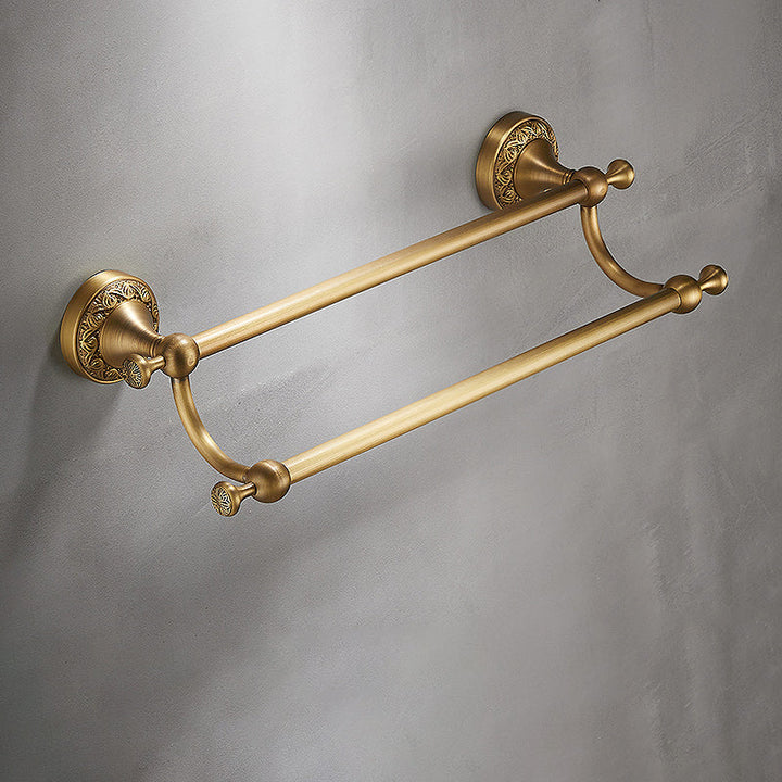 Lisslune | Traditional brushed brass bathroom accessories as a single piece or in a set