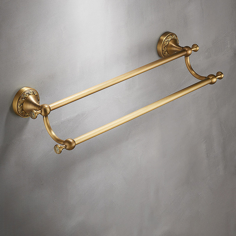 Lisslune | Traditional brushed brass bathroom accessories as a single piece or in a set