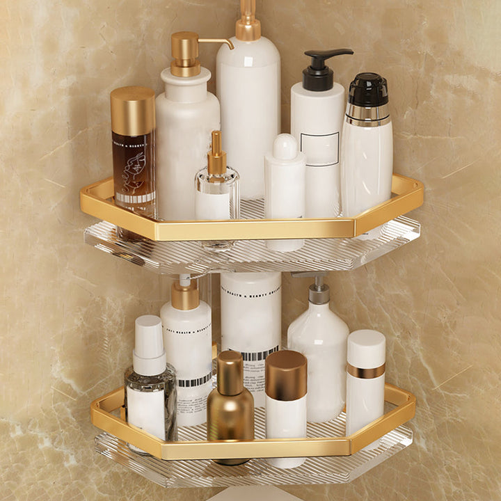Lisslune | Metal and Acrylic Bathroom Accessory Set Transparent Bathroom Accessories