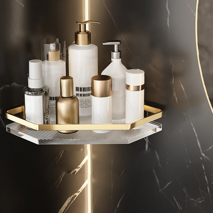 Lisslune | Metal and Acrylic Bathroom Accessory Set Transparent Bathroom Accessories