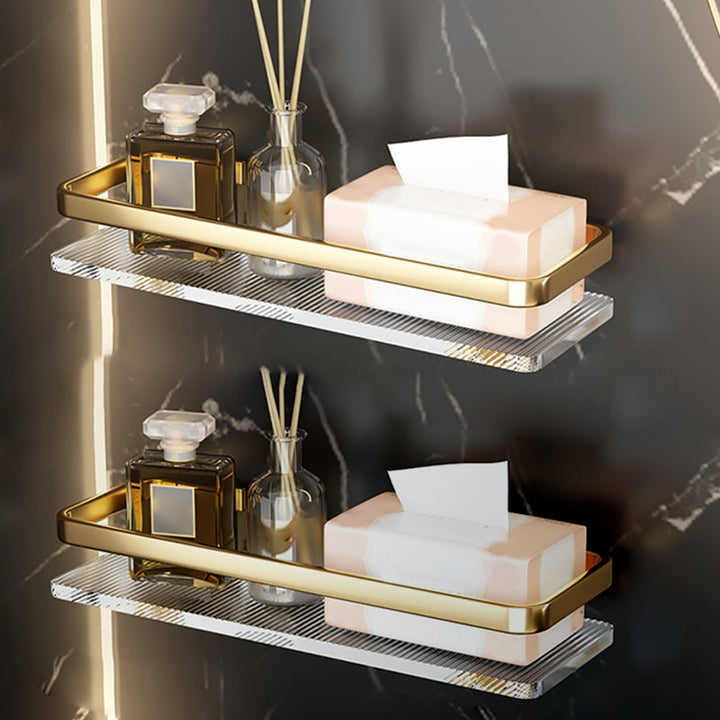 Lisslune | Metal and Acrylic Bathroom Accessory Set Transparent Bathroom Accessories