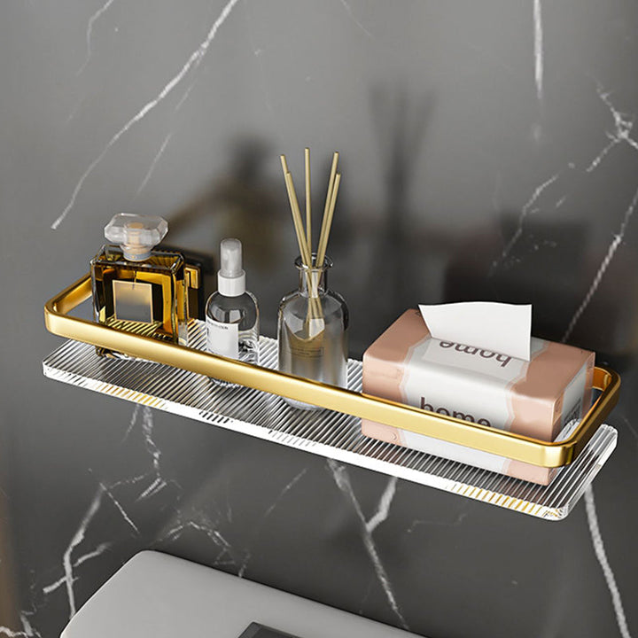 Lisslune | Metal and Acrylic Bathroom Accessory Set Transparent Bathroom Accessories