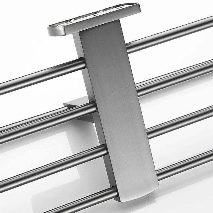 Lisslune | Modern Silver Bathroom Accessories As Individual Piece Or In Set With Towel Bar