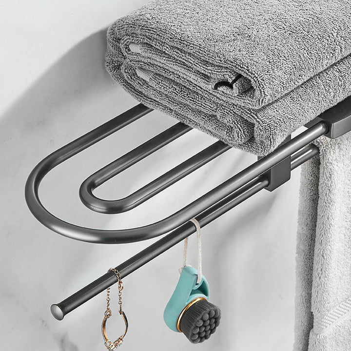Lisslune | Modern Silver Bathroom Accessories As Individual Piece Or In Set With Towel Bar